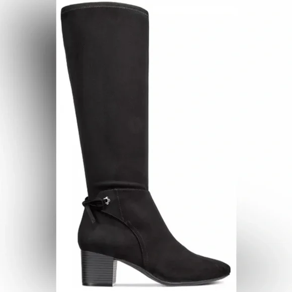 Charter Club Women's Jaccque Tall Stretch Boots Size 8 - Picture 2 of 5